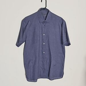 Marzotto Men's Cotton-blend Short Sleeves Shirt Size M